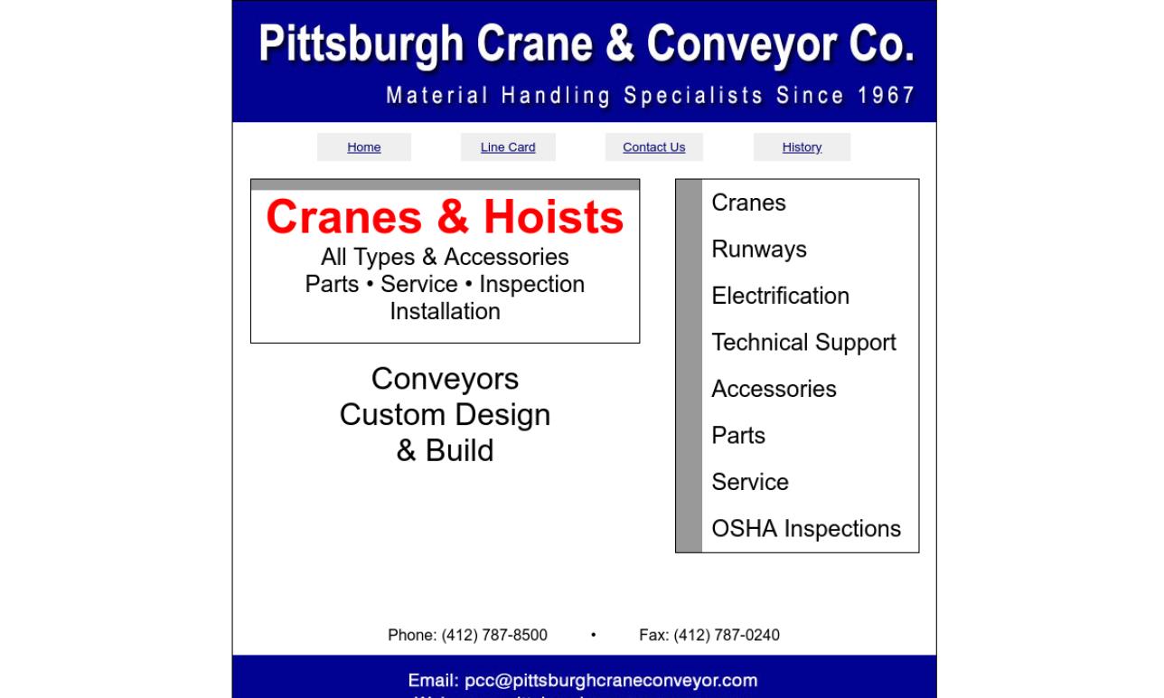 Pittsburgh Crane & Conveyor Co.