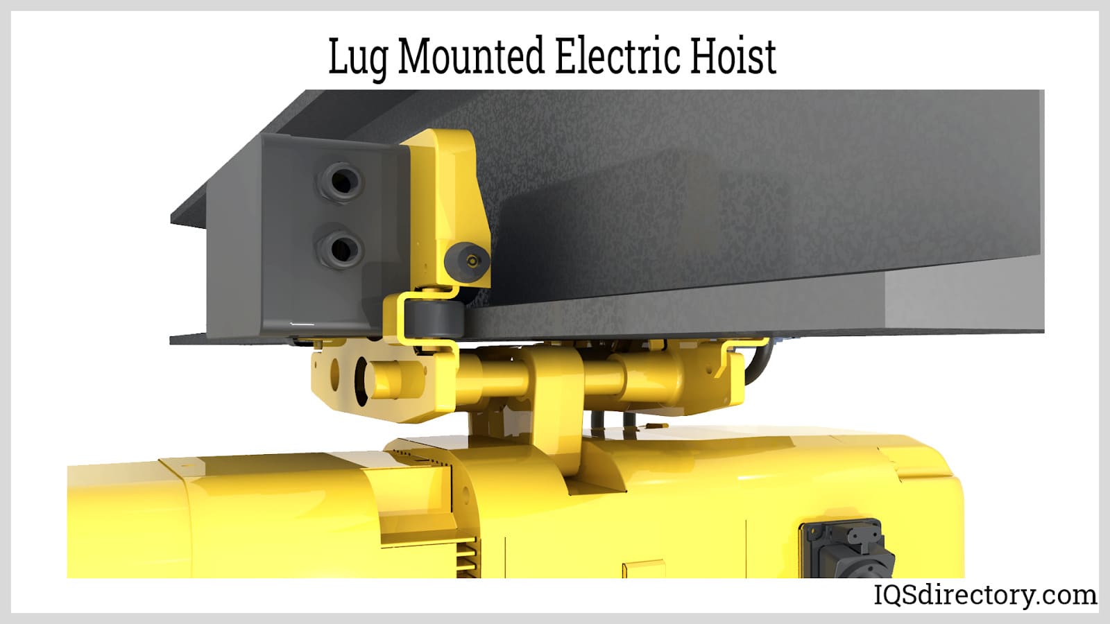 lug mounted electric hoist
